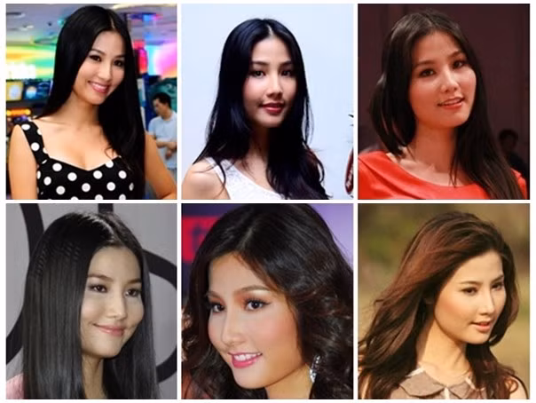 Kiểu tóc rẽ ngôi giữa của cô nàng cũng bị chê là quá nhàm chán, không có sự sáng tạo, mới mẻ.