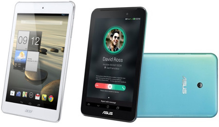 tablet, gọi điện, Acer, Asus, Samsung, HP