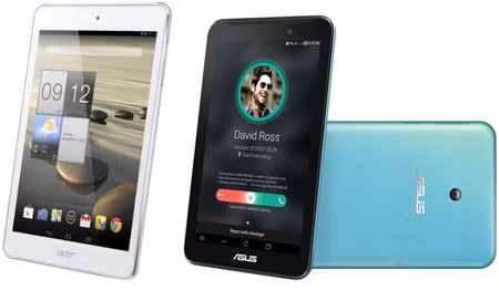 tablet, gọi điện, Acer, Asus, Samsung, HP