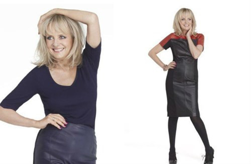 Người mẫu Twiggy, 64 tuổi, được hãng Marks & Spencer thuê làm nhà thiết kế bộ sưu tập mới và làm mẫu đại diện vào năm 2005.