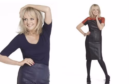 Người mẫu Twiggy, 64 tuổi, được hãng Marks & Spencer thuê làm nhà thiết kế bộ sưu tập mới và làm mẫu đại diện vào năm 2005.