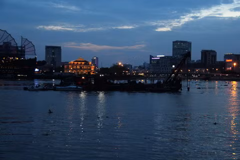 hầm Thủ Thiêm, xà lan, cứu hộ, sông Sài Gòn