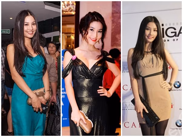 Một loạt những trang phục Diễm My chọn lựa dự sự kiện năm 2012 nhận phải đánh giá là lỗi thời và sến sẩm.