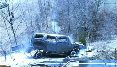 Chiếc ô tô của Tanner. Ảnh: Youtube Những vụ kiện hy hữu nhất nước Mỹ