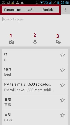 Dịch văn bản qua hình ảnh chụp bằng Google Translate: Sau khi tải Google Translate về, bạn mở ra sẽ có giao diện trong hình. B1-Google-Translate-Dich-van-ban-qua-hinh-anh-chup-Nhan-dien-text.jpg