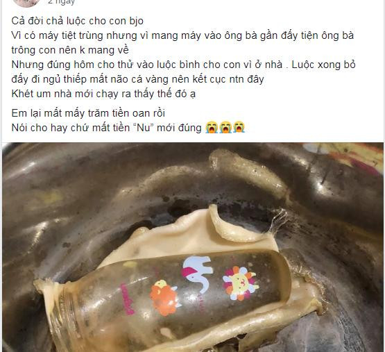 Mẹ trẻ "não cá vàng" luộc bình sữa rồi đi ngủ. Mẹ trẻ "não cá vàng" luộc bình sữa rồi đi ngủ.
