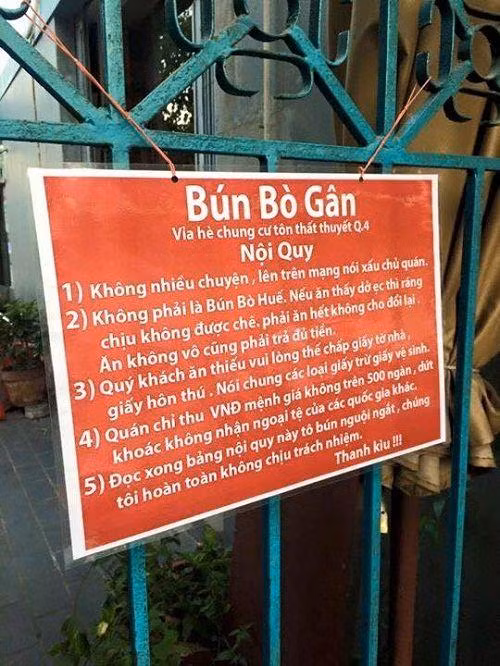 Những tấm biển quảng cáo khiến thực khách đau đầu, đọc xong khỏi muốn ăn-5