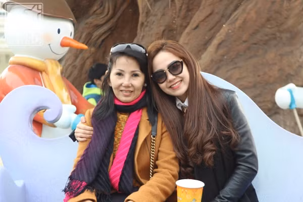 minh hằng và mẹ