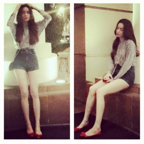 Hoài Lâm lơ ngơ ở HongKong, Hà Hồ phơi chân nơi quán xá ảnh 3 Hồ Ngọc Hà một mình đi ăn chè giữa đêm - 3