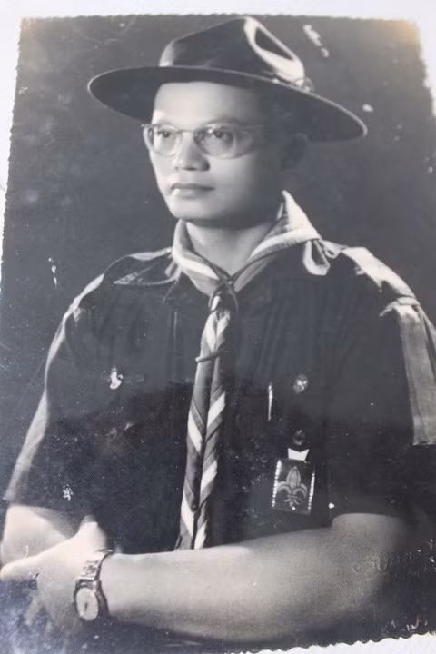 Ông Lương thời mới vào nghề.