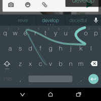Bàn phím ảo miễn phí theo phong cách Android L.