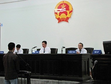 Bị cáo P.H.L tại tòa.