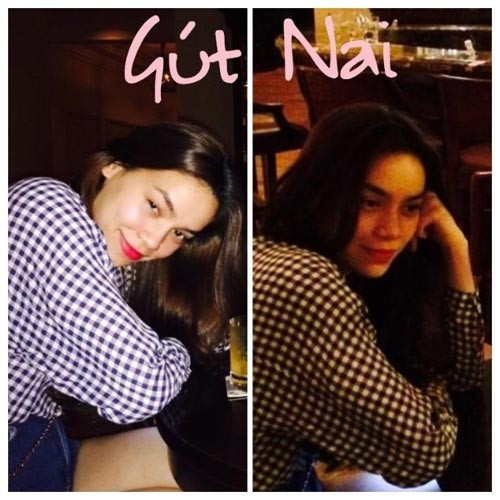 Hoài Lâm lơ ngơ ở HongKong, Hà Hồ phơi chân nơi quán xá ảnh 2 Hồ Ngọc Hà một mình đi ăn chè giữa đêm - 2