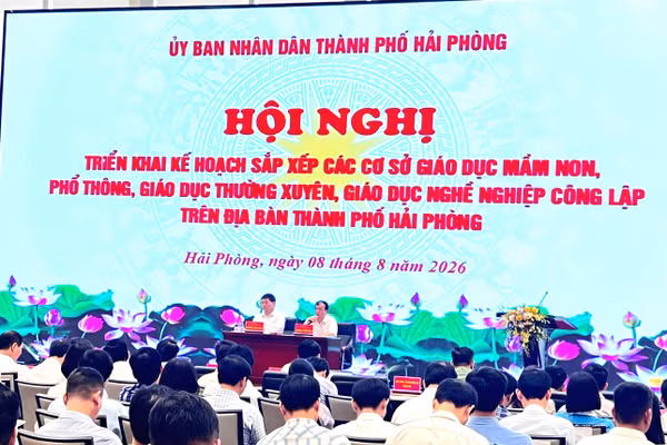 Hải Phòng dự kiến giảm từ 1.324 xuống còn 780 trường.