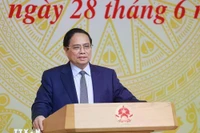Thủ tướng Phạm Minh Chính chủ trì phiên họp lần thứ 12 của Hội đồng Thi đua-Khen thưởng Trung ương. (Ảnh: Dương Giang/TTXVN).