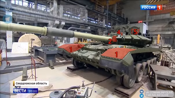 T-72B3M là phiên bản hiện đại hóa sâu sắc của xe tăng chiến đấu chủ lực T-72. Biến thể này được trang bị động cơ V-92S2F mạnh hơn với công suất 1.130 mã lực và hộp số tự động. Lô xe tăng T-72B3M hiện đại hóa tham chiến ở Nam Donetsk