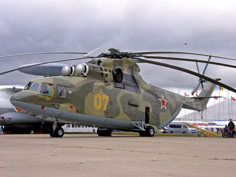 Trực thăng hạng nặng Mi-26 mạnh vượt trội nhờ trái tim PD-8V