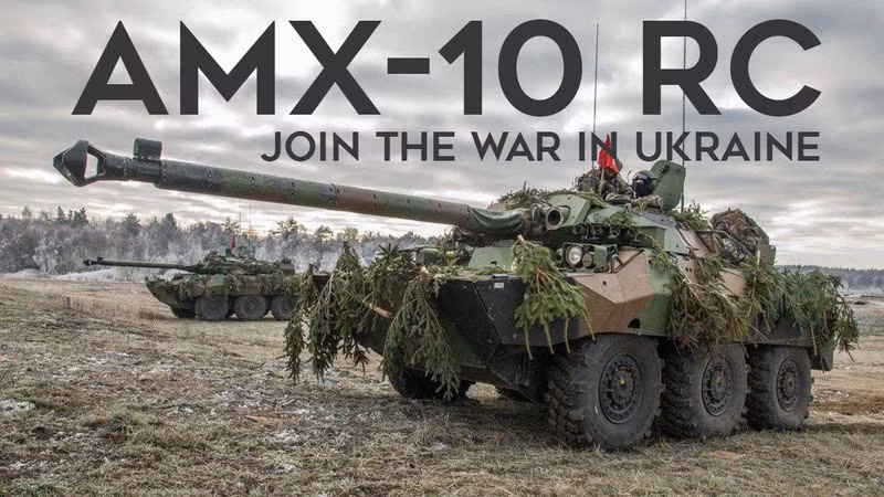 Quân đội Ukraine liên tục phàn nàn về xe tăng bánh lốp AMX-10RC