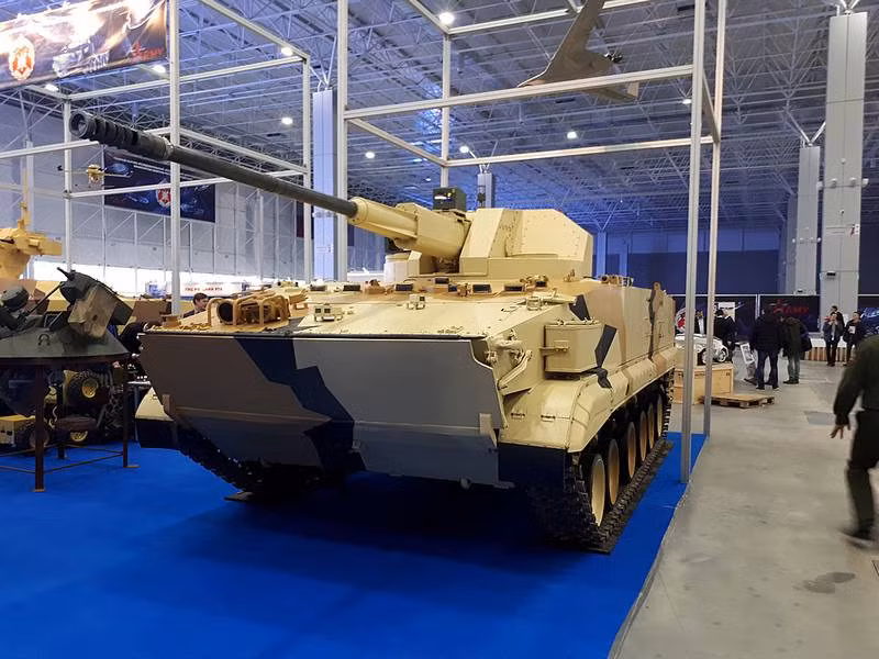 Pháo 57 mm trên BMP-3 sẽ dễ dàng bắn hạ M2 Bradley
