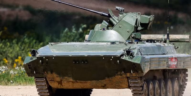Hàng loạt xe chiến đấu bộ binh BMP-1AM Basurmanin hiện đại hóa ra trận
