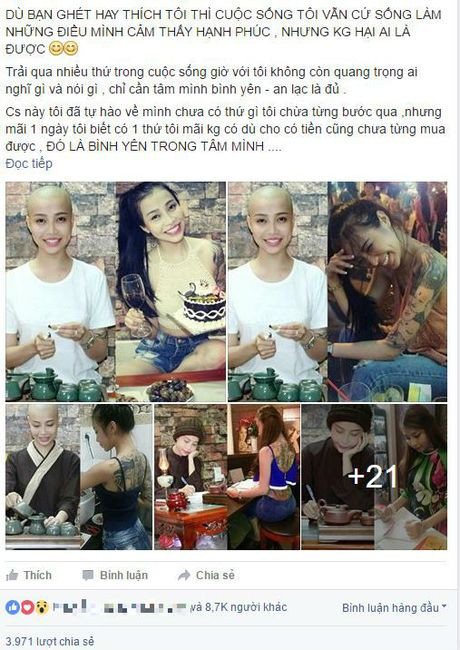 Tự sự của thiếu nữ Sài thành cạo trọc đầu rũ bỏ thị phi - Ảnh 1 Tu su cua thieu nu Sai thanh cao troc dau ru bo thi phi - Anh 1