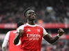 Saka lập hai cột mốc đặc biệt trong màu áo Arsenal