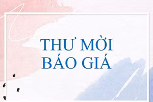 Thư mời báo giá