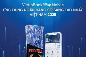 Giải thưởng như một lời khẳng định vị thế hàng đầu của ứng dụng ngân hàng số VietinBank iPay Mobile, tiên phong trong hành trình chuyển đổi số của VietinBank.