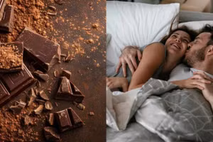 Sôcôla đen chứa caffeine và theobromine, hai chất kích thích tự nhiên. Những hợp chất này giúp bạn tăng cường năng lượng nhẹ, có thể hữu ích trong phòng ngủ. (Ảnh: ITN)