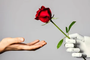 Khi khả năng AI vượt trội, việc yêu một người bạn đồng hành AI không còn chỉ là tình tiết trong tiểu thuyết khoa học viễn tưởng. (Ảnh : ITN).