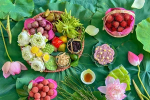 Mâm cỗ cúng Tết Đoan Ngọ miền Bắc