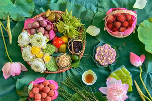 Mâm cỗ cúng Tết Đoan Ngọ miền Bắc