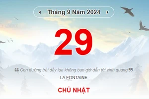 Lịch âm 29/9 - Xem lịch âm ngày 29/9