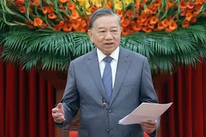 Tổng Bí thư Tô Lâm phát biểu. (Ảnh: TTXVN)