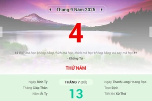 Lịch âm 4/9 - Xem lịch âm ngày 4/9