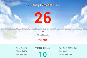 Lịch âm 26/5 - Xem lịch âm ngày 26/5