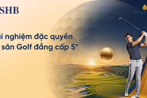 Thưởng thức trải nghiệm golf tinh hoa tại sân 5 sao cùng SHB.
