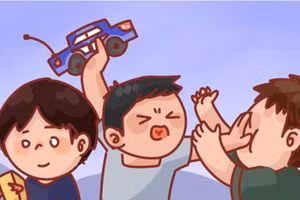 Nếu không giải quyết kịp thời, tranh giành đồ chơi thể dẫn đến những cuộc cãi vã và mâu thuẫn khó chịu. (Ảnh: ITN)