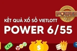 Kết quả Vietlott Power 6/55 ngày 20/8 - Xổ số Vietlott thứ Ba 20/8