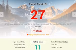 Lịch âm 27/2 - Xem lịch âm ngày 27/2