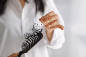 Rụng tóc được gây ra bởi yếu tố di truyền, thay đổi nội tiết tố, tình trạng bệnh lý hoặc có thể là kết quả của quá trình lão hóa bình thường. (Ảnh: ITN)