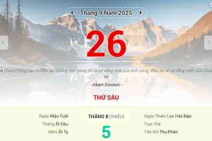 Lịch âm 26/9 - Xem lịch âm ngày 26/9