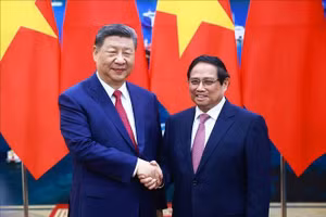 Thủ tướng Phạm Minh Chính hội kiến Tổng Bí thư, Chủ tịch Trung Quốc Tập Cận Bình
