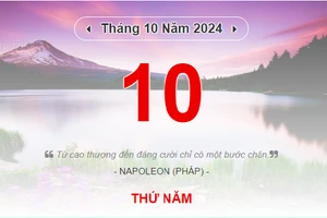 Lịch âm 10/10 - Xem lịch âm ngày 10/10