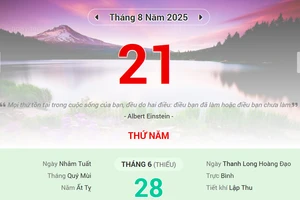 Lịch âm 21/8 - Xem lịch âm ngày 21/8