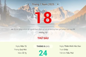 Lịch âm 18/7 - Xem lịch âm ngày 18/7