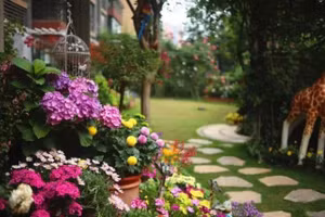 Nếu trồng quá nhiều cây cỏ, thiên nhiên sẽ đảo ngược và ảnh hưởng đến phong thủy của ngôi nhà. (Ảnh: ITN).