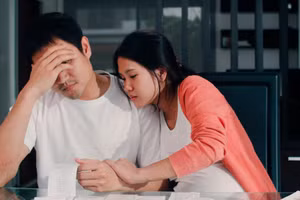 Cố gắng trò chuyện chân thành và sâu sắc với chồng để tìm hiểu lý do khiến anh ấy khó chịu. (Ảnh: ITN).