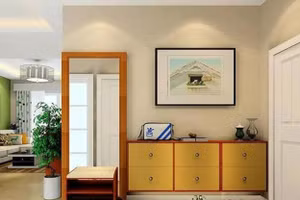 Không bao giờ đặt gương ngay trước cửa vì điều này sẽ ngăn cản Thần Tài vào nhà. (Ảnh: ITN).