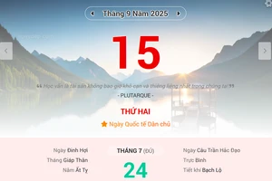 Lịch âm 15/9 - Xem lịch âm ngày 15/9 